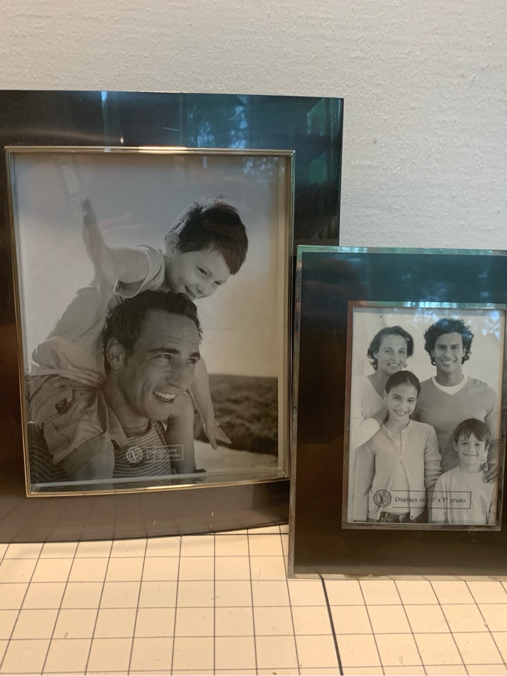 Things Remembered Black Gloss Glass Picture Frames